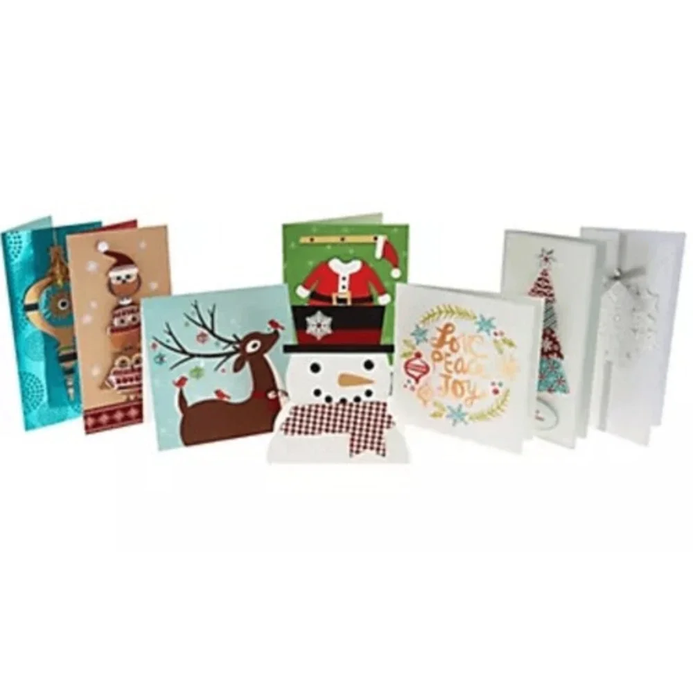 Handcrafted Deluxe Greeting Card Assortment Box Set‎ Christmas Birthday Holiday